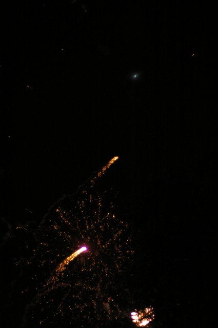 a rarther ordinary image of some fireworks