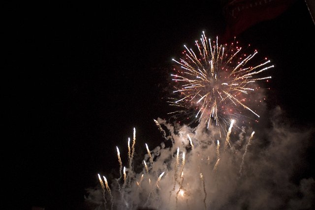 a spectacular firework display