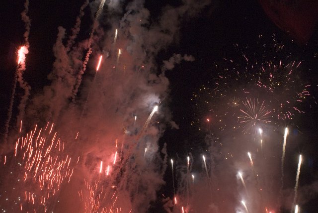 an amazing fireworks display