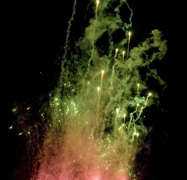 spectacular firework show