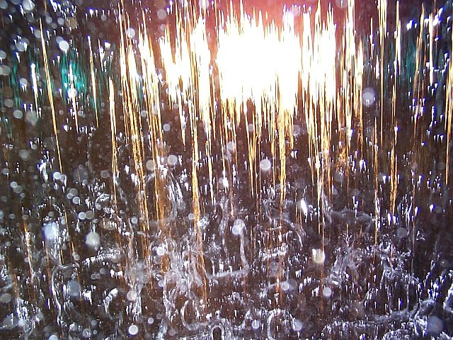 light, water and reflections abstract background