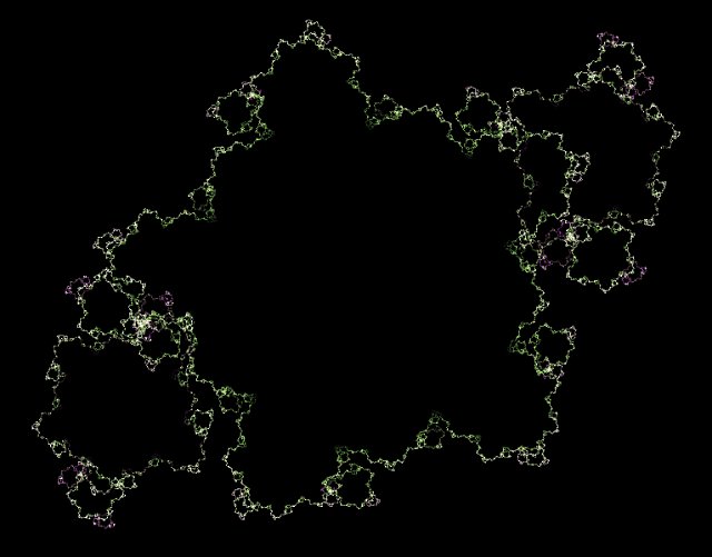 computer generated pattern mandlebrot set outline