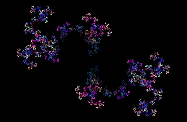 computer generated floral pattern