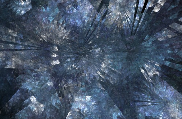 computer generated ice pattern