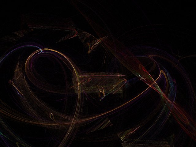 graphic chaos fractal background