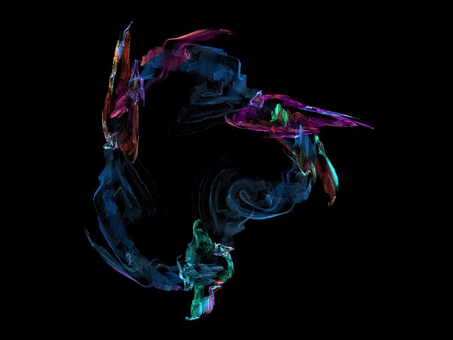 disjointed chaotic fractal rendering