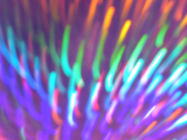 bold strokes of light featuring all the colours of the spectrum