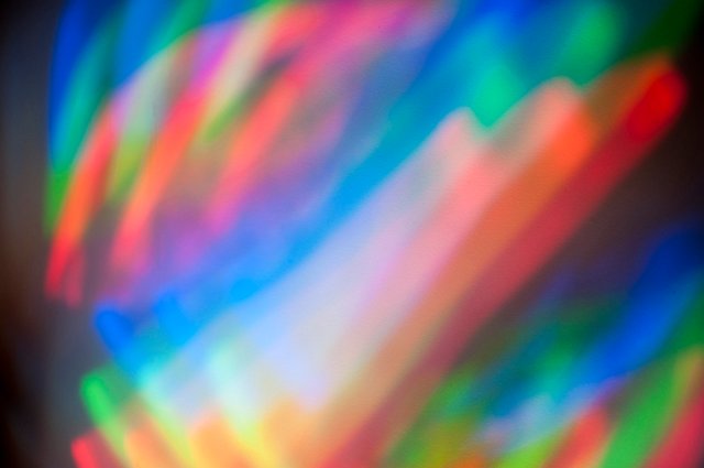 abstract mixing red green and blue colour patterns