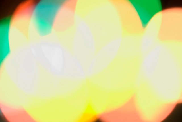 a bright and highly out of focus glow effect