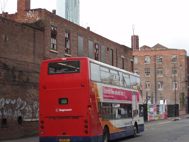 double decker bus, manchester