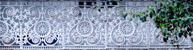 cast iron fence panels