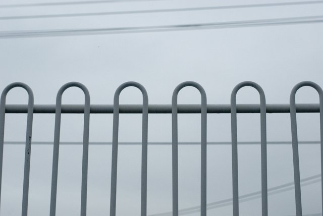 fence at the station