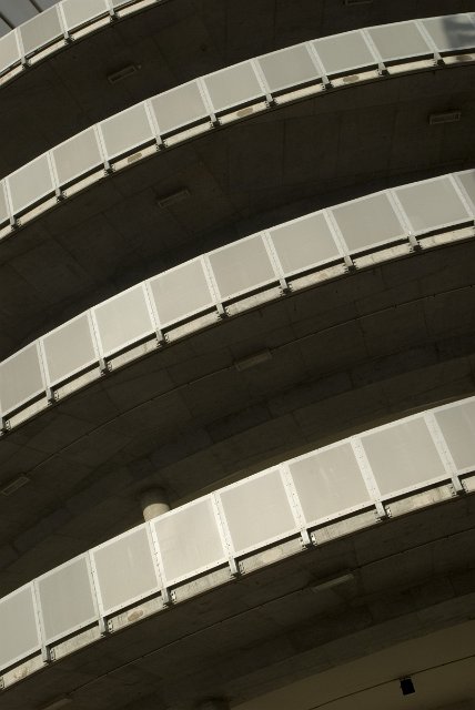 spiral ramp at the telstra stadium