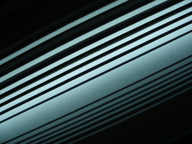 parallel lines of varying widths with a backlight