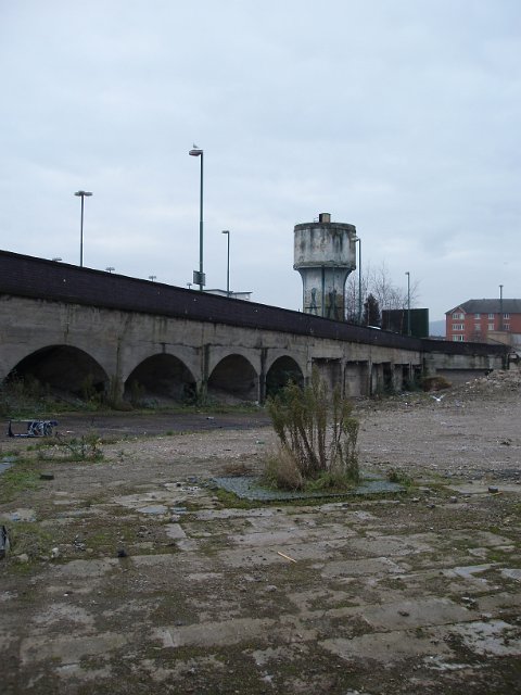 cardiff central station wasteland